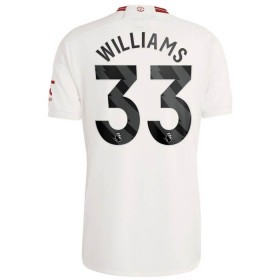 Camisolas Manchester United Williams 33 3º Equipamento 2023-24 Manga Curta